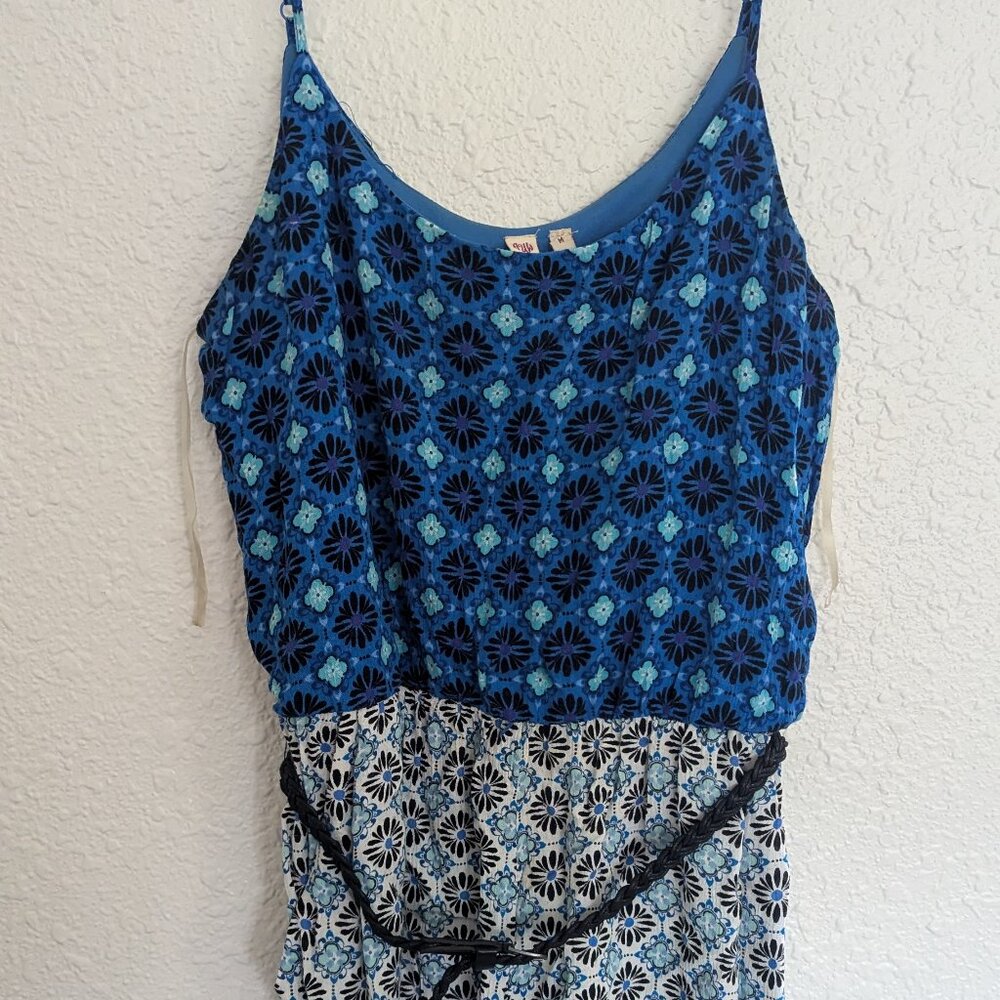 Boho Pattern Romper w/ Belt